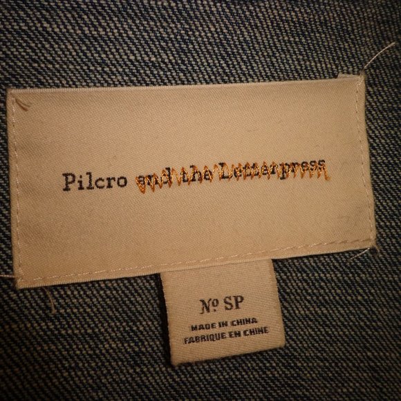 FIRM NWOT Anthropologie Pilcro & the Letterpress Avie Dm Jacket SP Leather Tabs - Picture 4 of 16